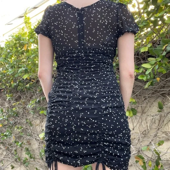 Black Dot Dress - Picture 3 of 6